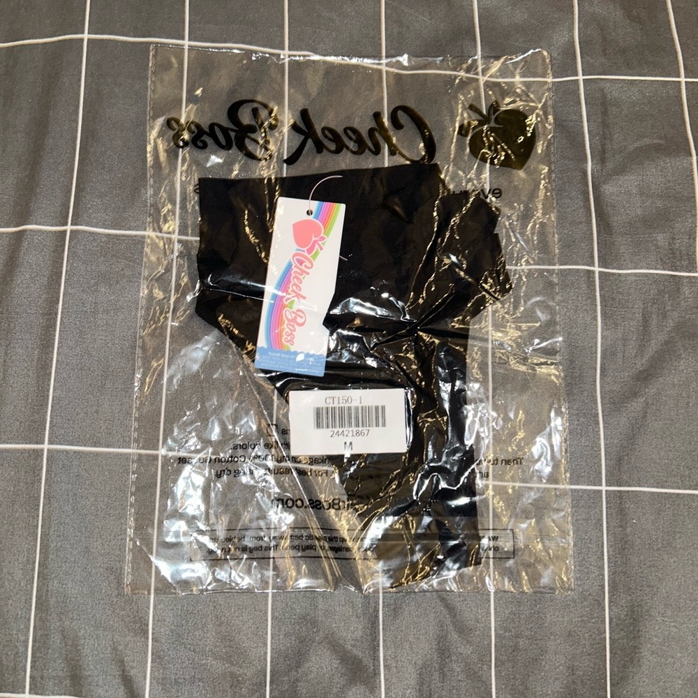 Cheekboss NWT underwear - cheeky, black